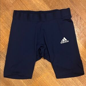 Adidas Dark Blue Techfit Performance Compression Shorts XL
